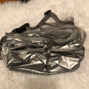 Silver fanny pack